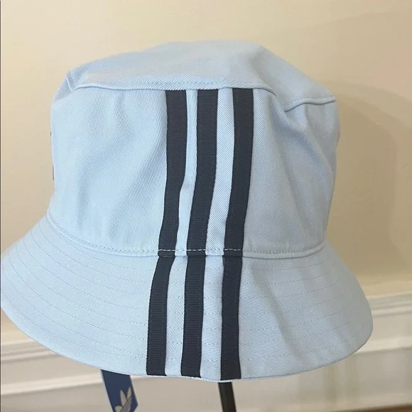 Adidas x Oasis Tour 3-Stripes Originals Bucket Hat Night Indigo M/L - Picture 2 of 6